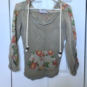 🔲 Scrapbook original mesh hooded top